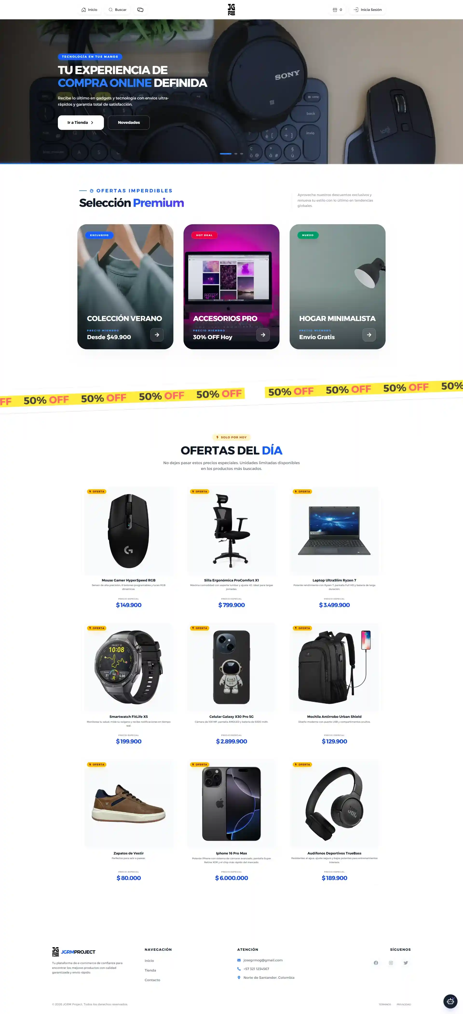 JGRM Shop: E-commerce Sin Servidor