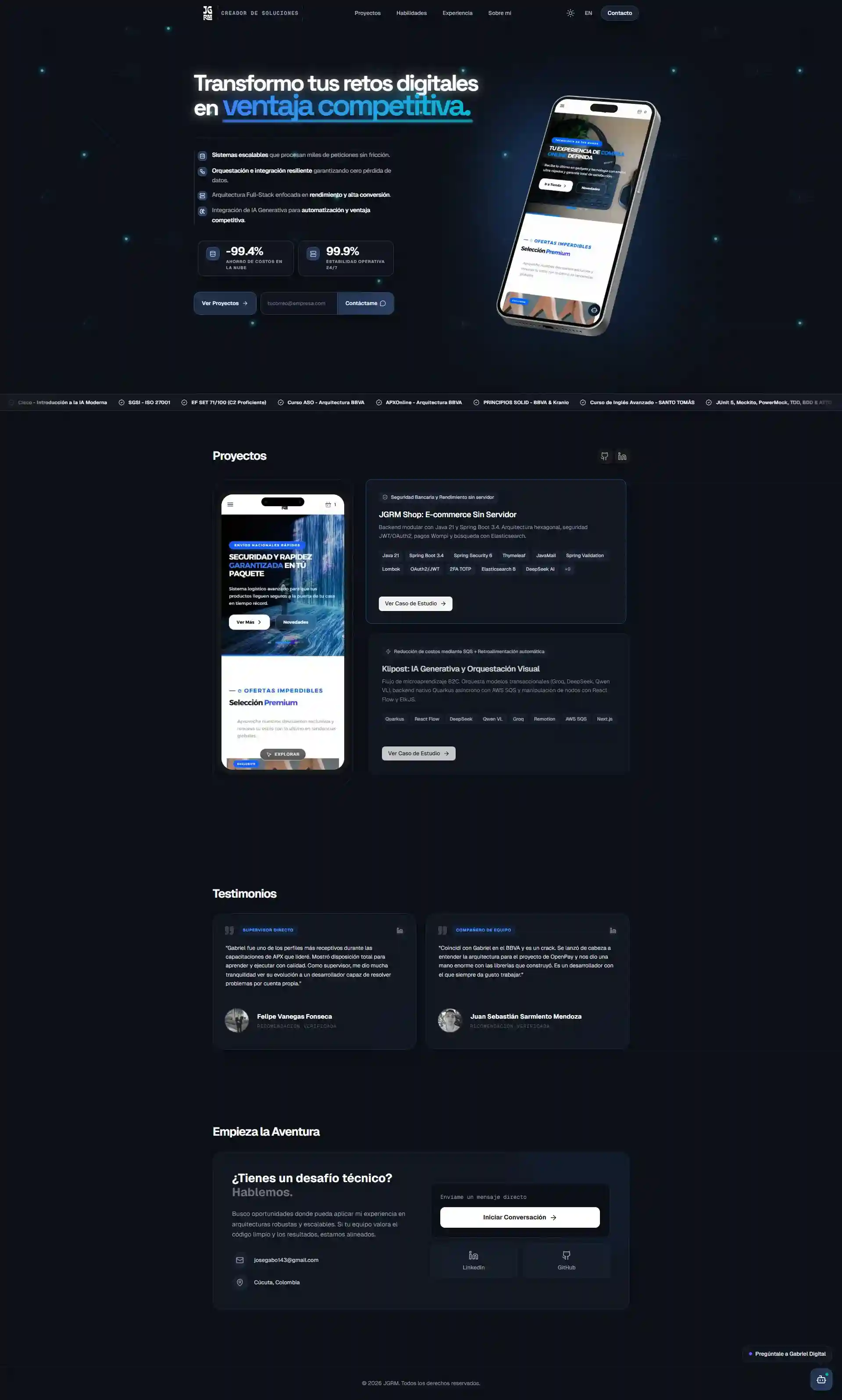 Portafolio Profesional